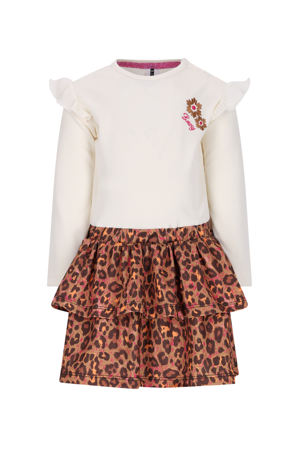 B.Nosy Mini Daphne Jurk Ecru