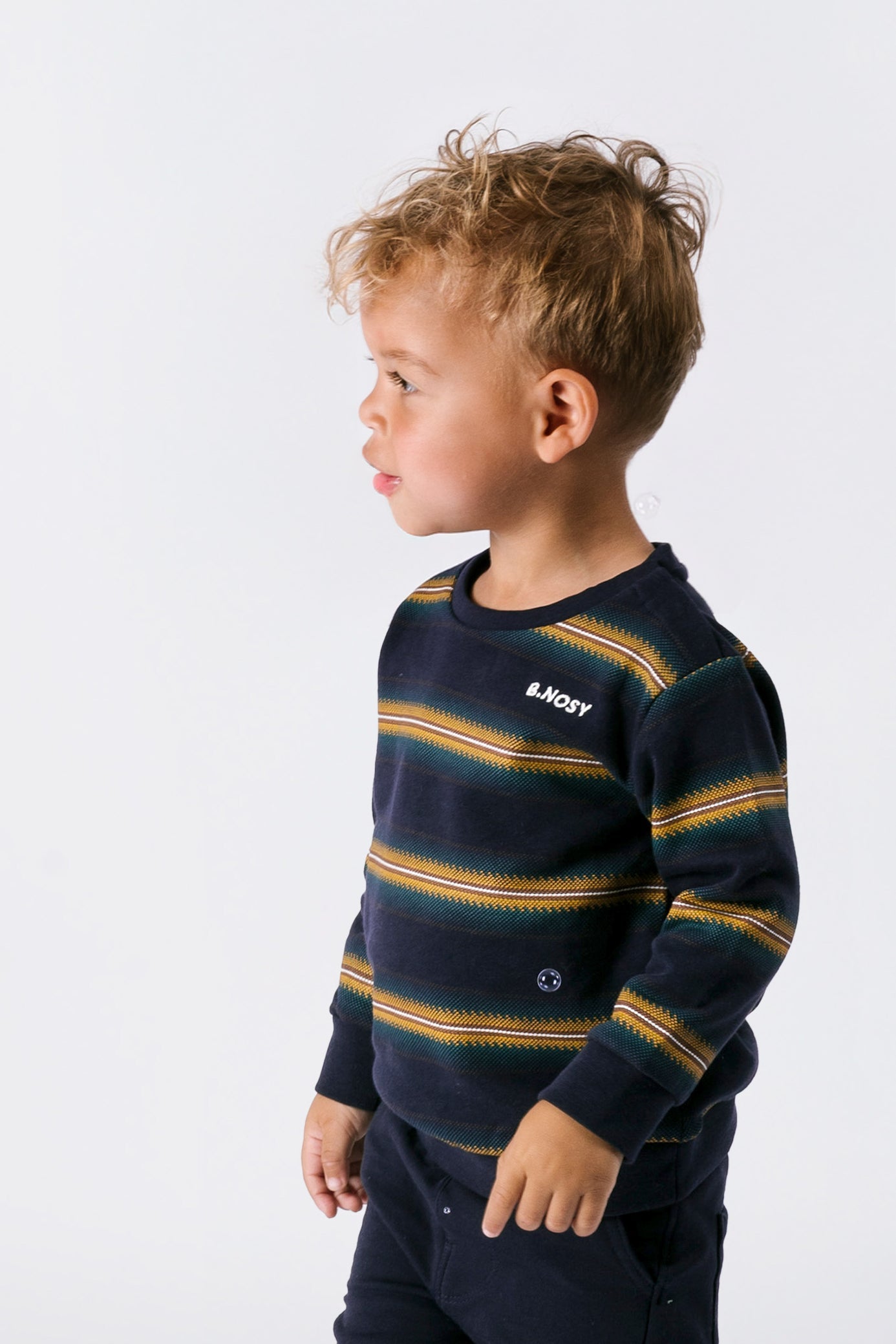 B.Nosy Mini Scott Sweater Streep Blauw