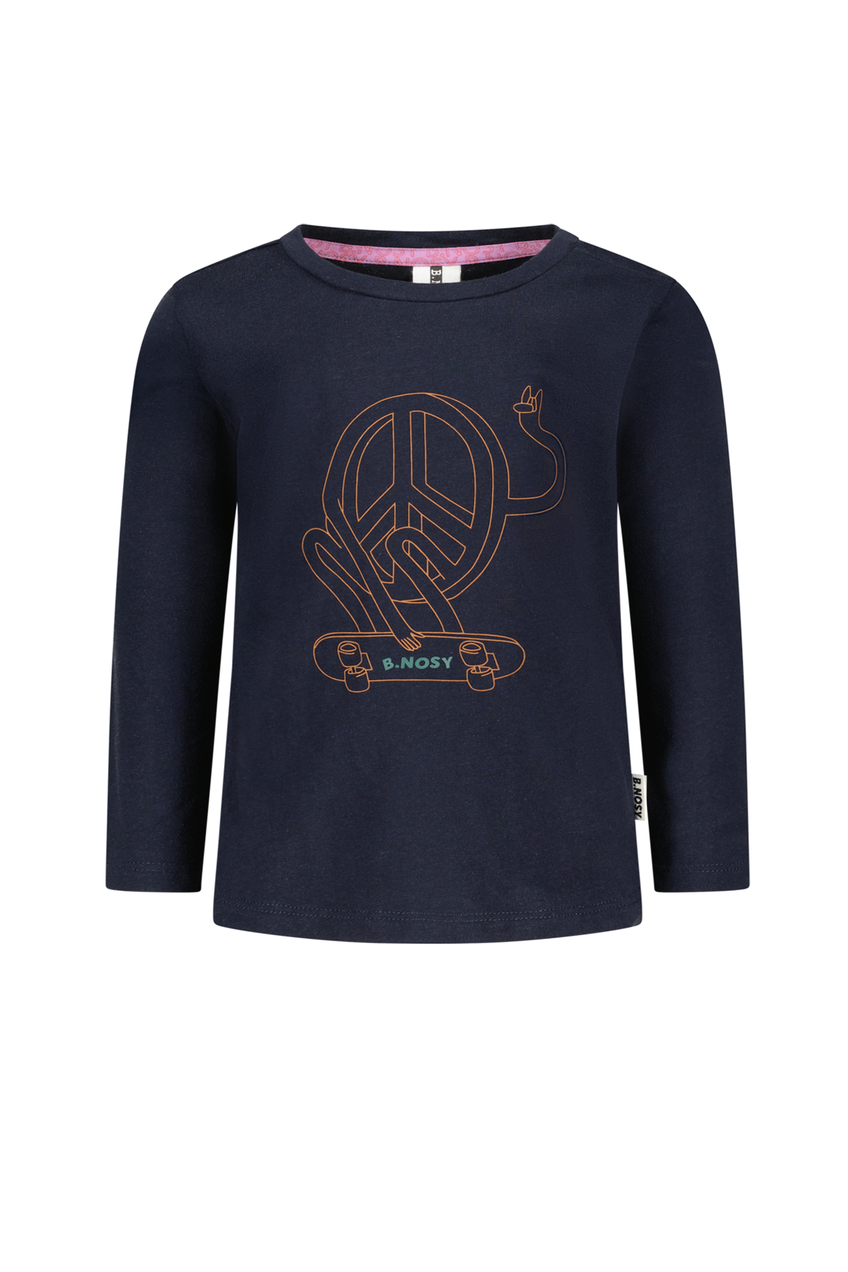 B.Nosy Mini Trevor Long Sleeve Blauw