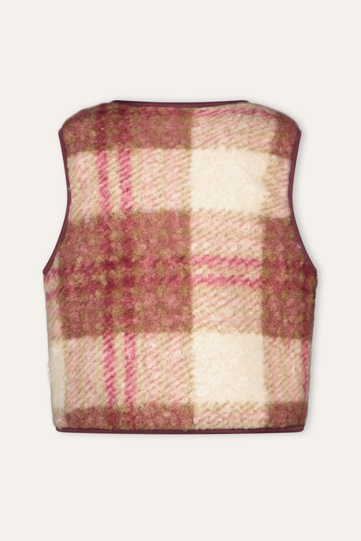 B.Nosy Gina Gilet Ruit Roze