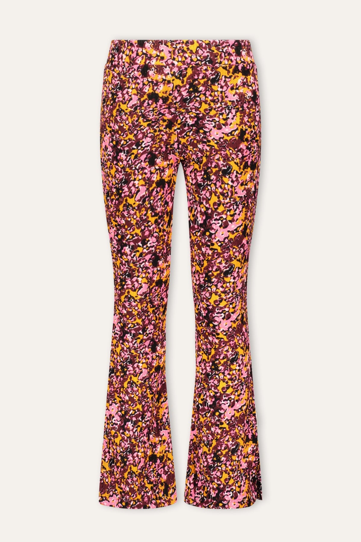 B.Nosy Pepper Flared Broek Print Roze