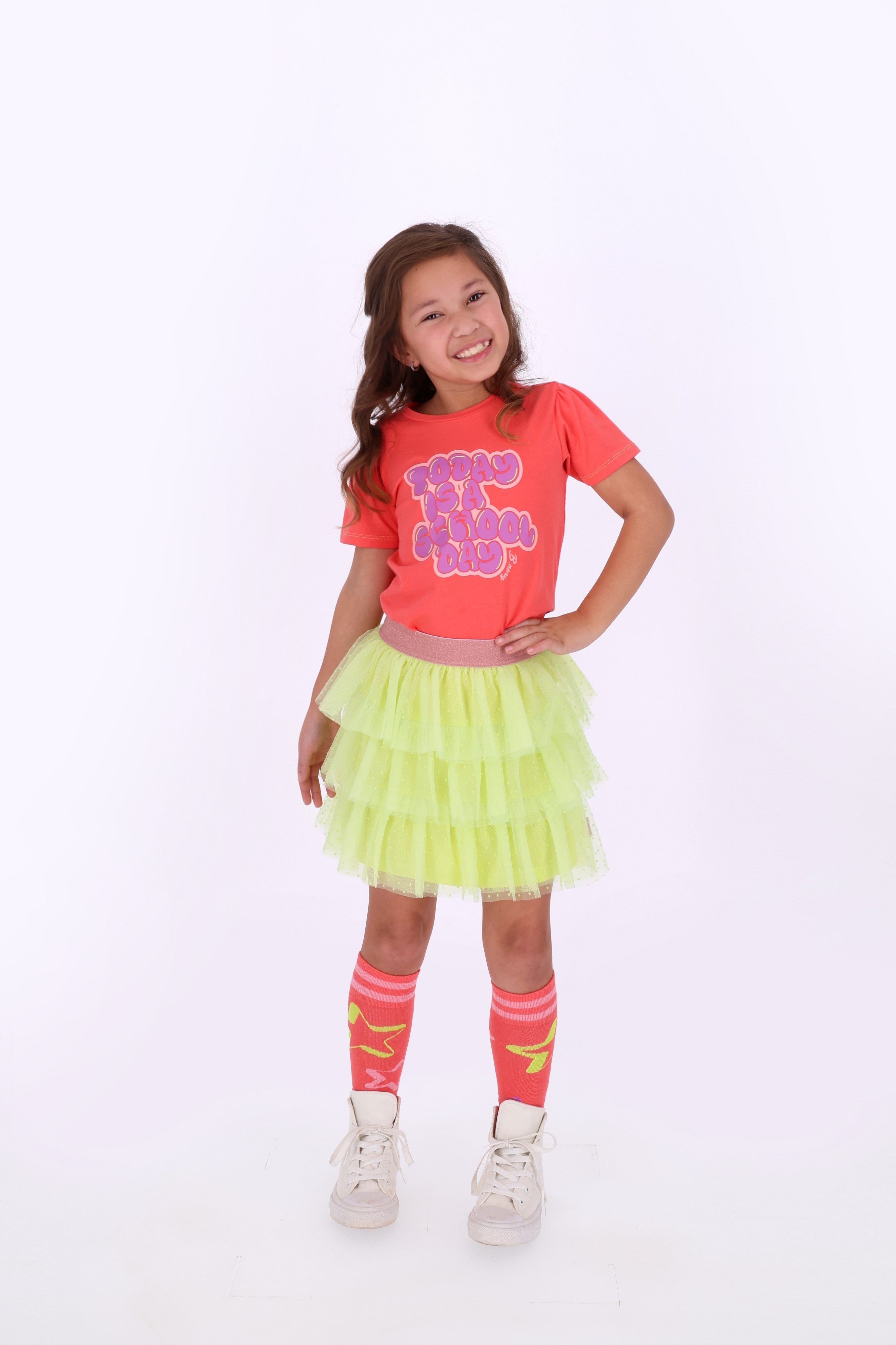 B.Nosy Tammy T-shirt Roze Spring