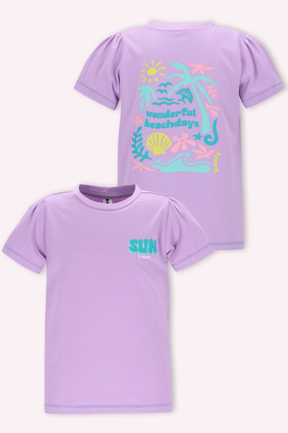 B.Nosy Tammy T-shirt Lavendel paars