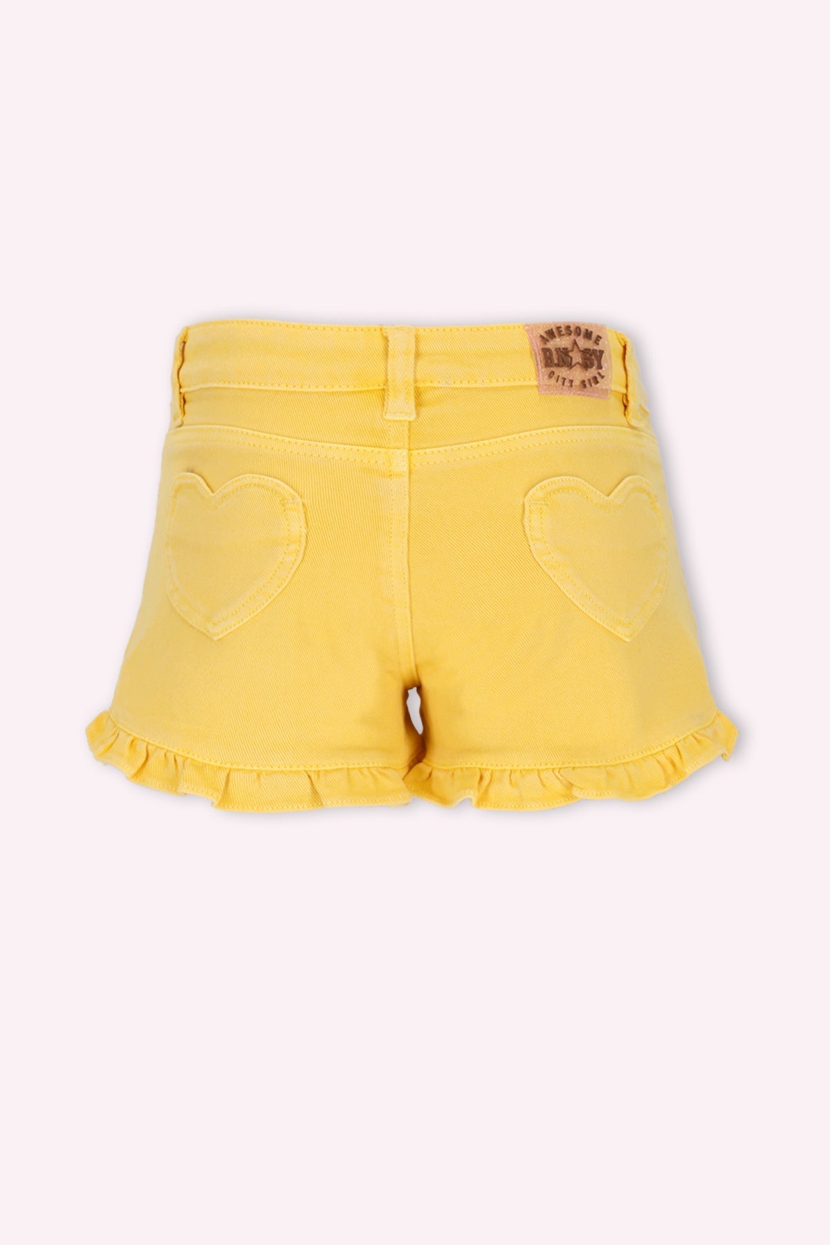 B.Nosy Portia denim short geel