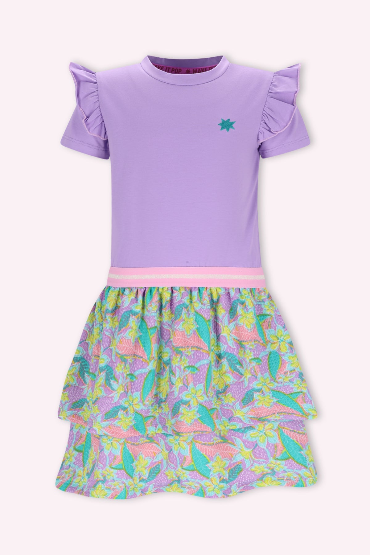 B.Nosy Dua jurk lavendel