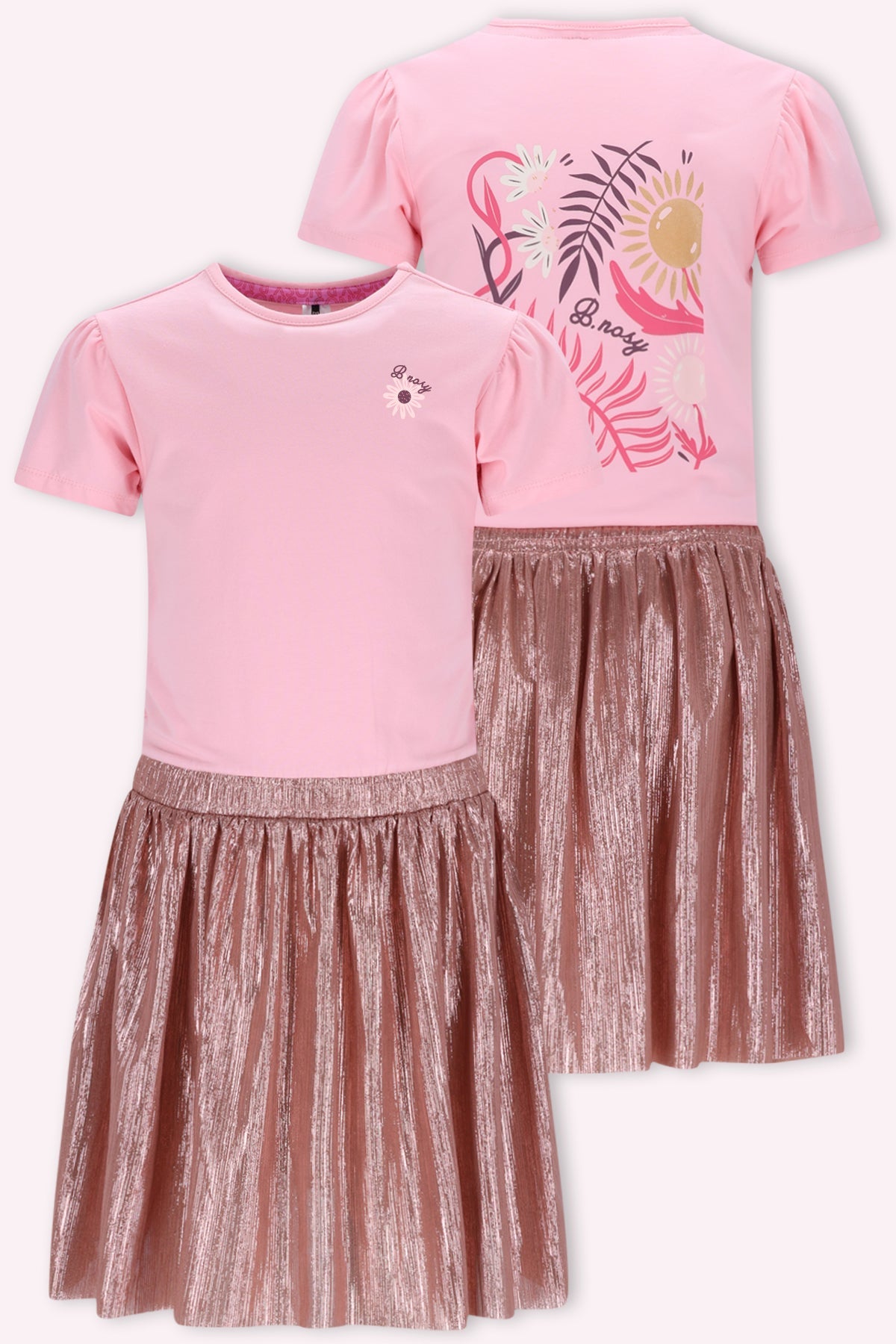 B.Nosy Daila jurk roze