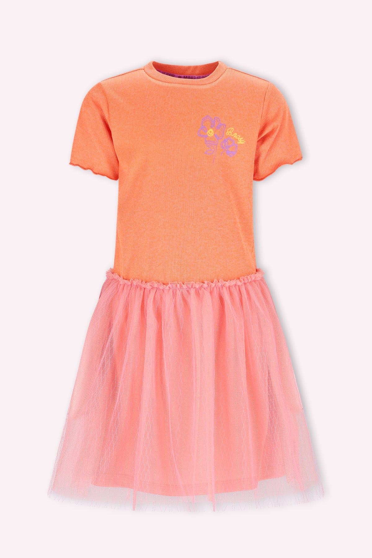 B.Nosy Dolly jurk koraal