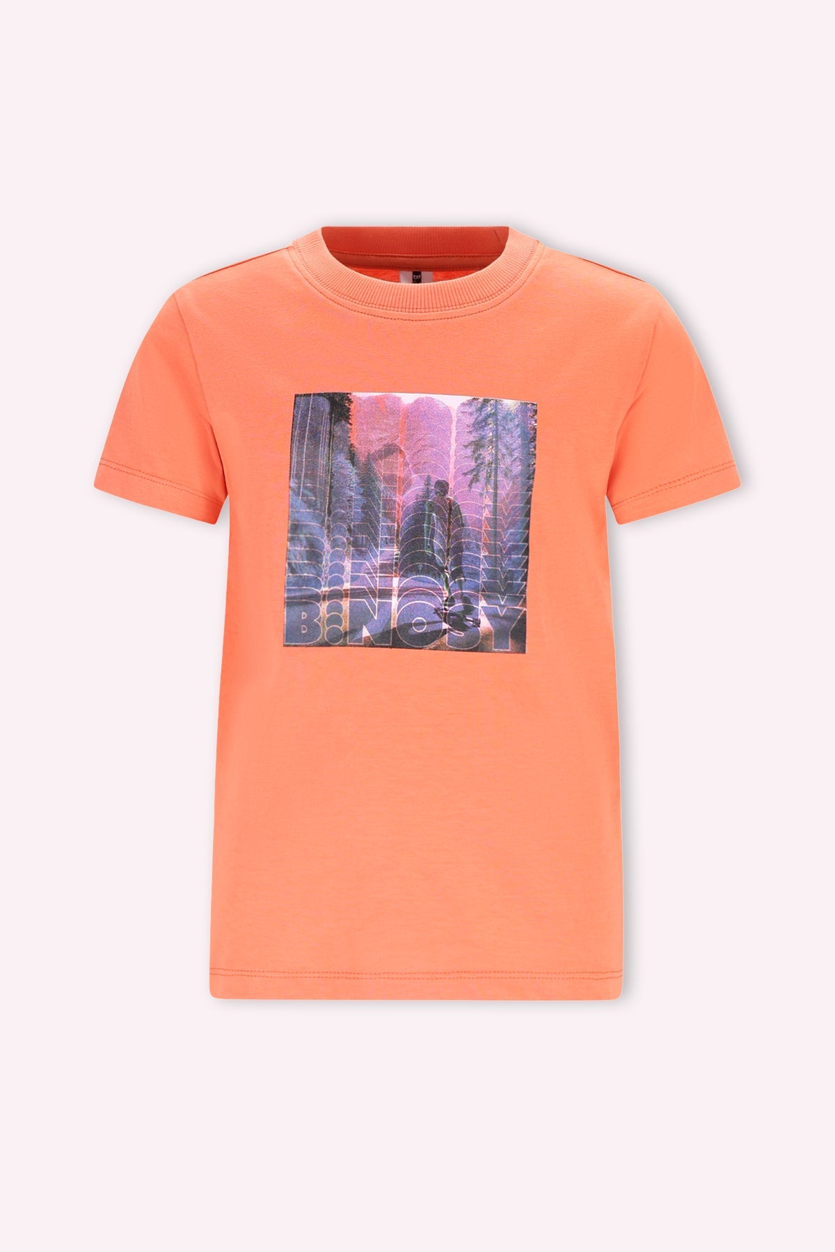 B.Nosy Timmy T-Shirt oranje flamingo