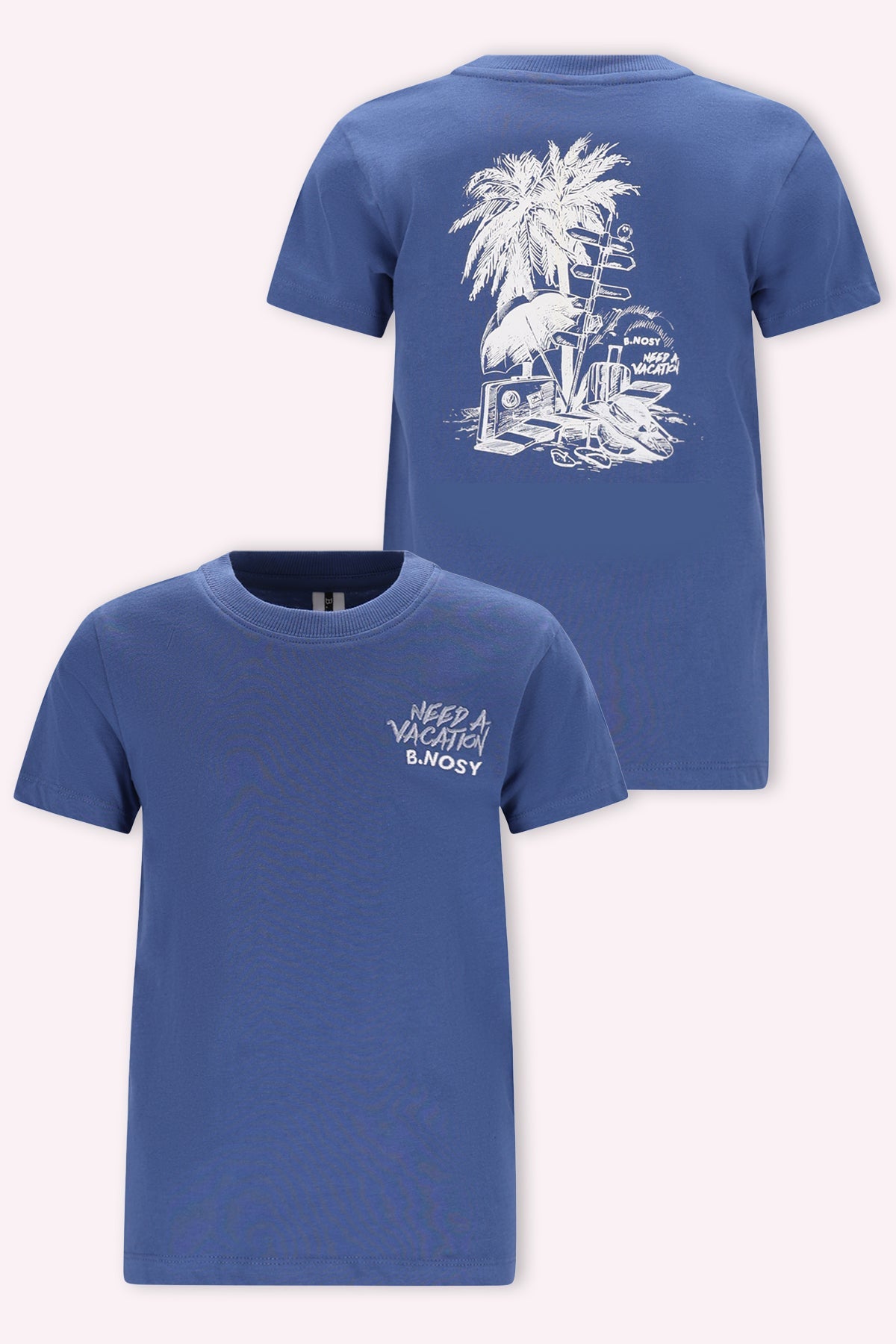 B.Nosy Timmy T-Shirt donkerblauw hiking