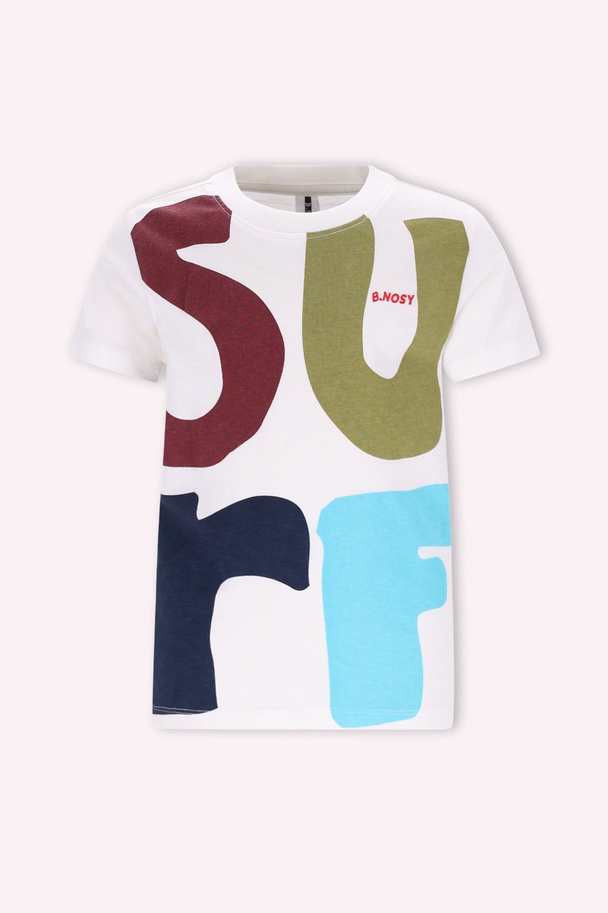 B.Nosy Timmy T-Shirt wit splashed