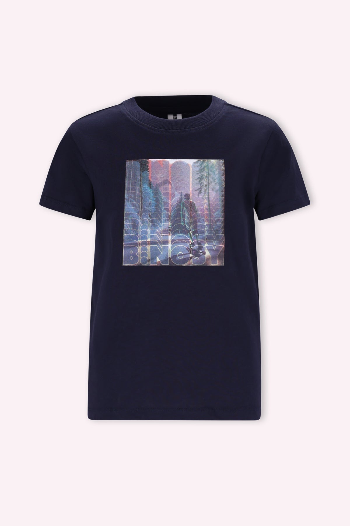 B.Nosy Timmy T-Shirt navy splashed