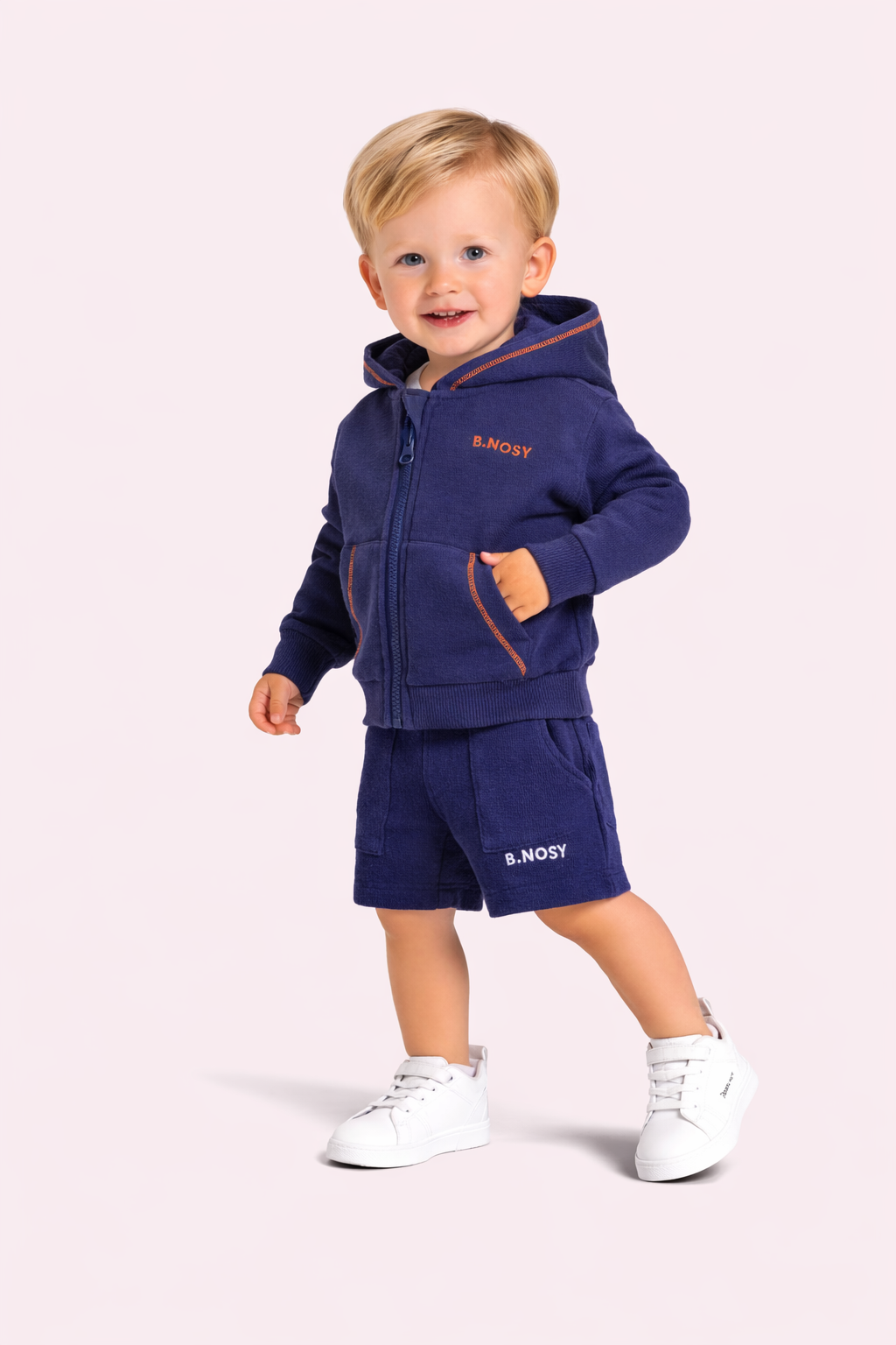 Sep mini sweatvest navy