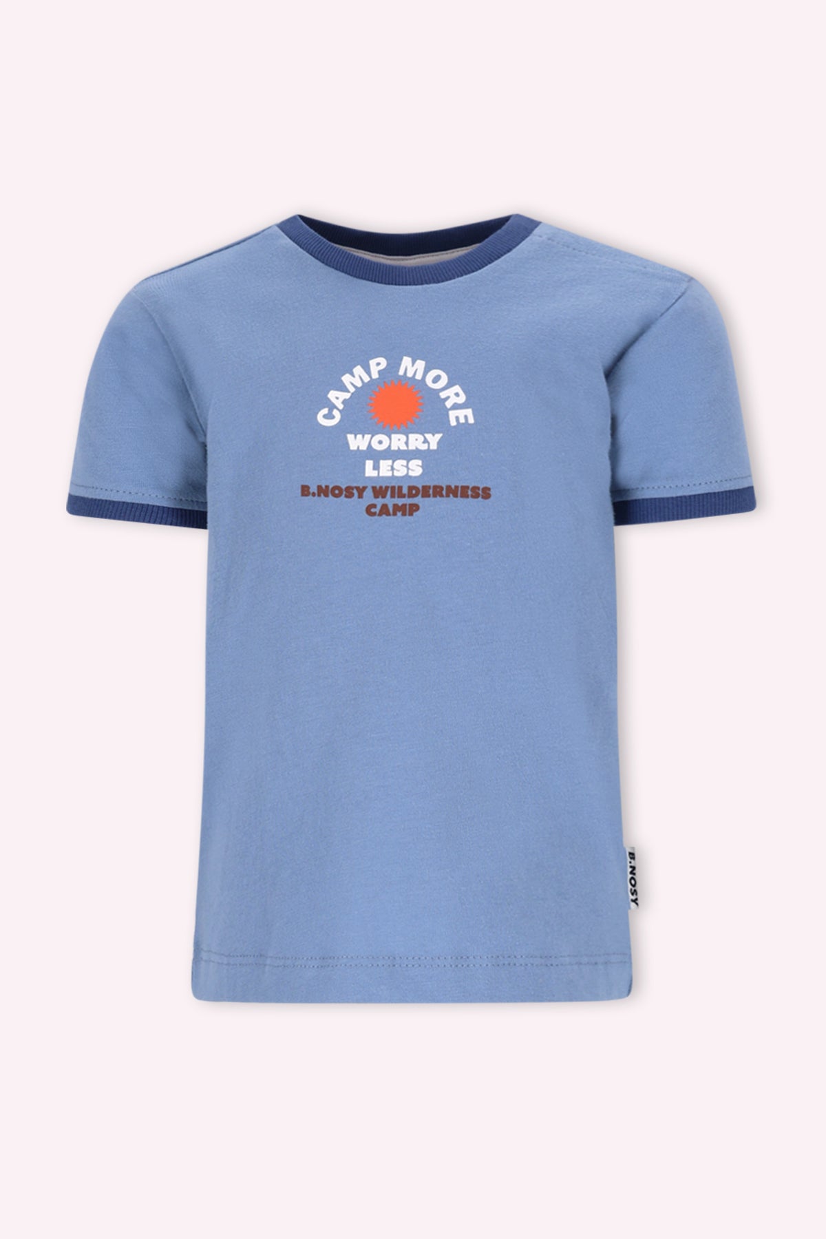 B.Nosy Timmy mini T-shirt faded denim