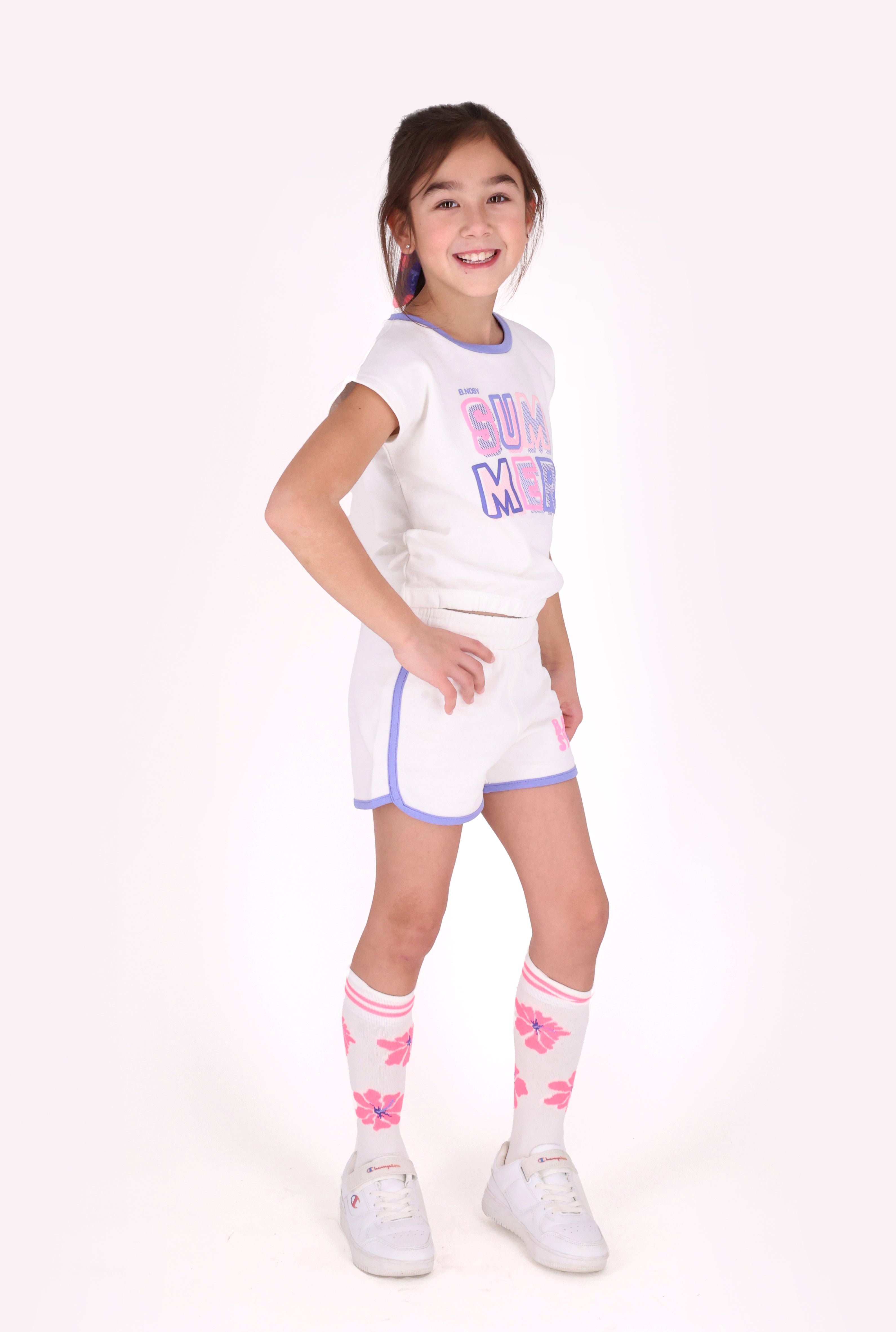 B.Nosy Missy sokken Deep periwinkle Cotton