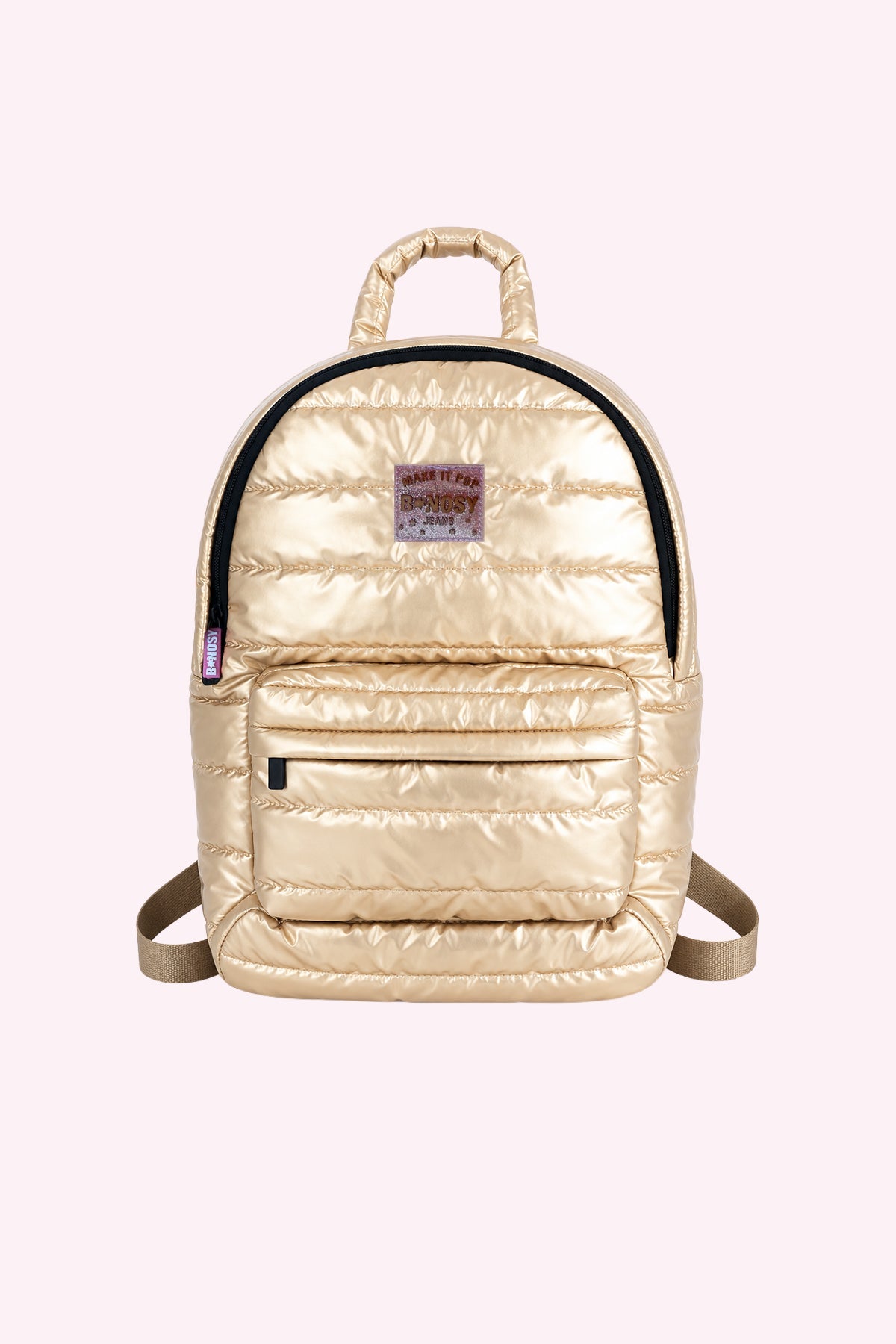 B.Nosy Metallic Rugtas Goud
