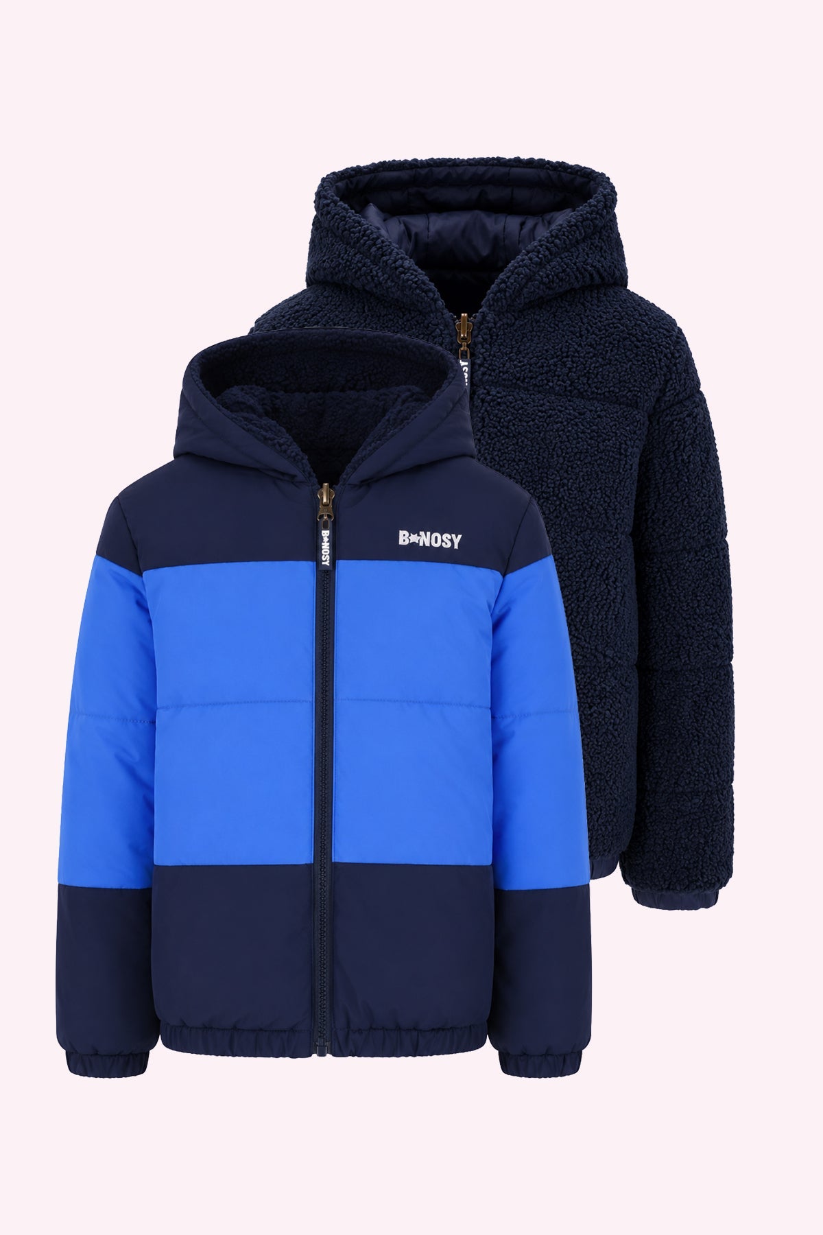 B.Nosy Jari Omkeerbare Jas Donkerblauw