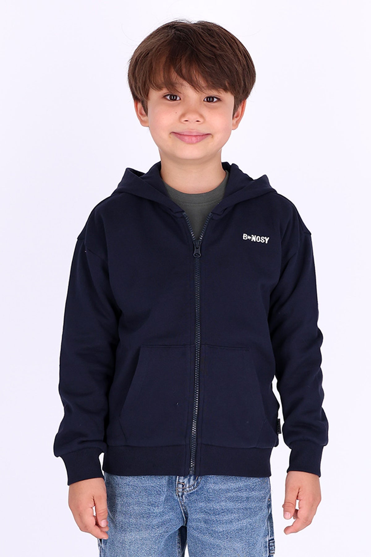 B.Nosy Sten Hoodie Donkerblauw