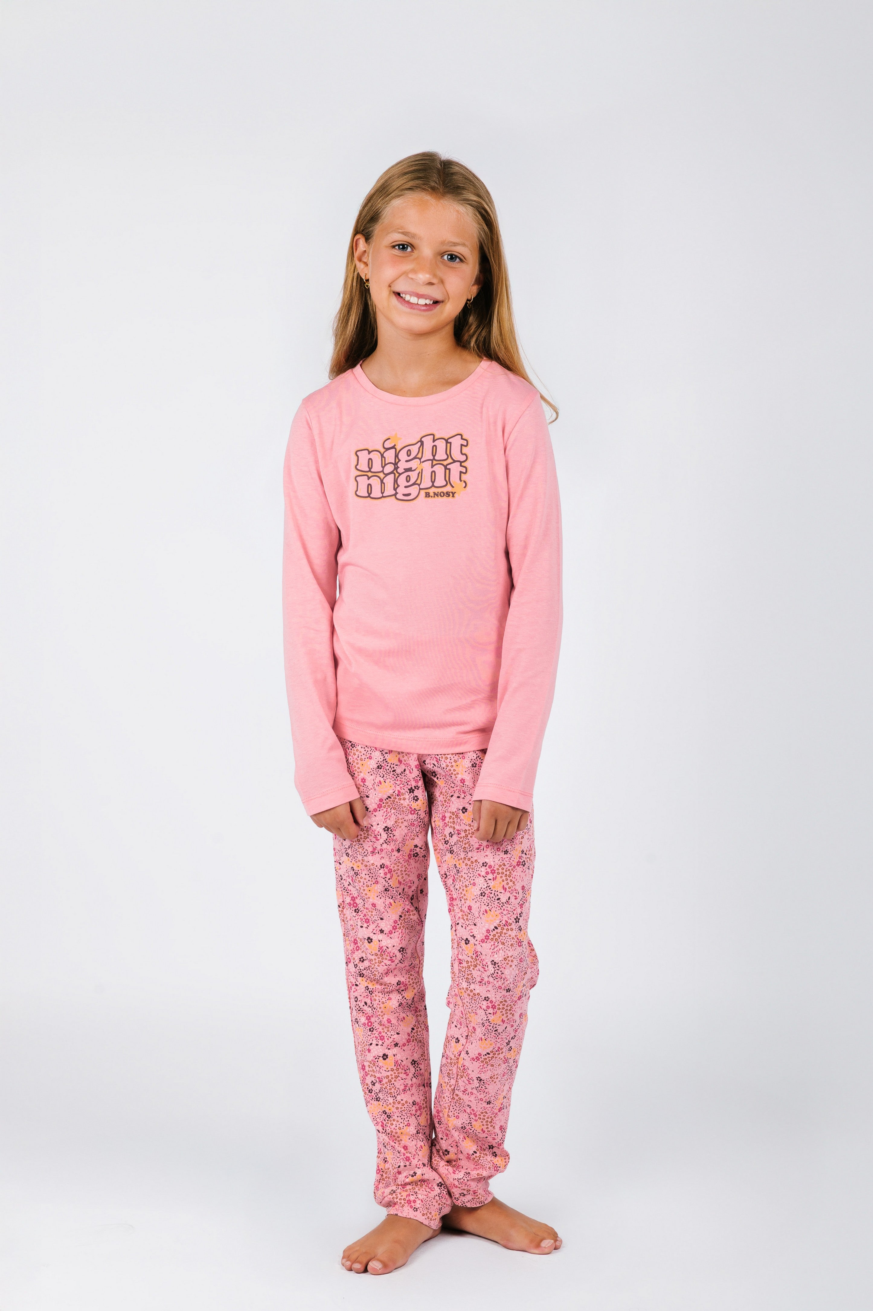 Zoe B.Nosy girls pyjama Geranium
