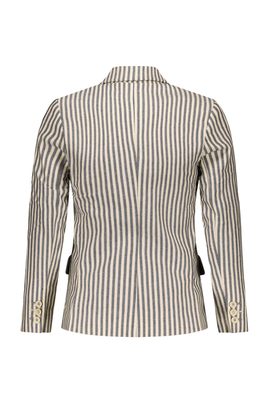 Red&Blu Bas blazer navy/wit streep