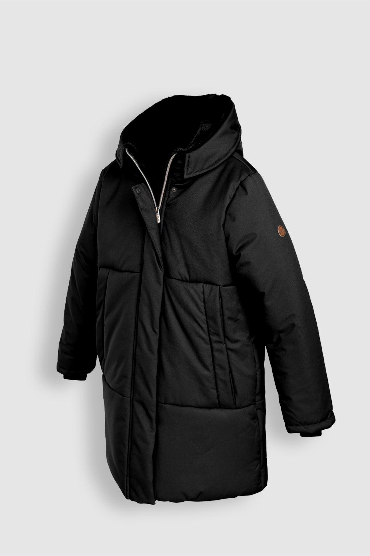 Belvina lange winterjas met capuchon - NoNo Kidswear