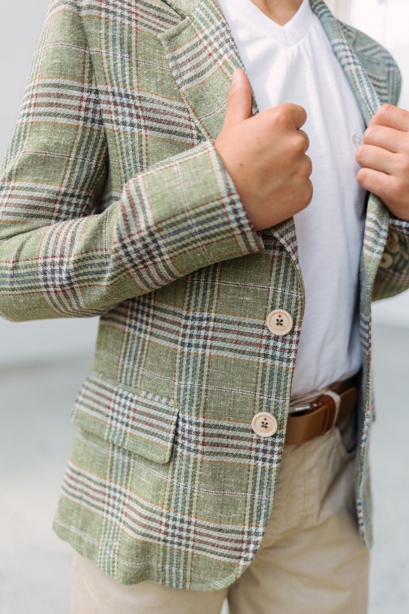 Benja Blazer groen -Blazers - Red+Blu