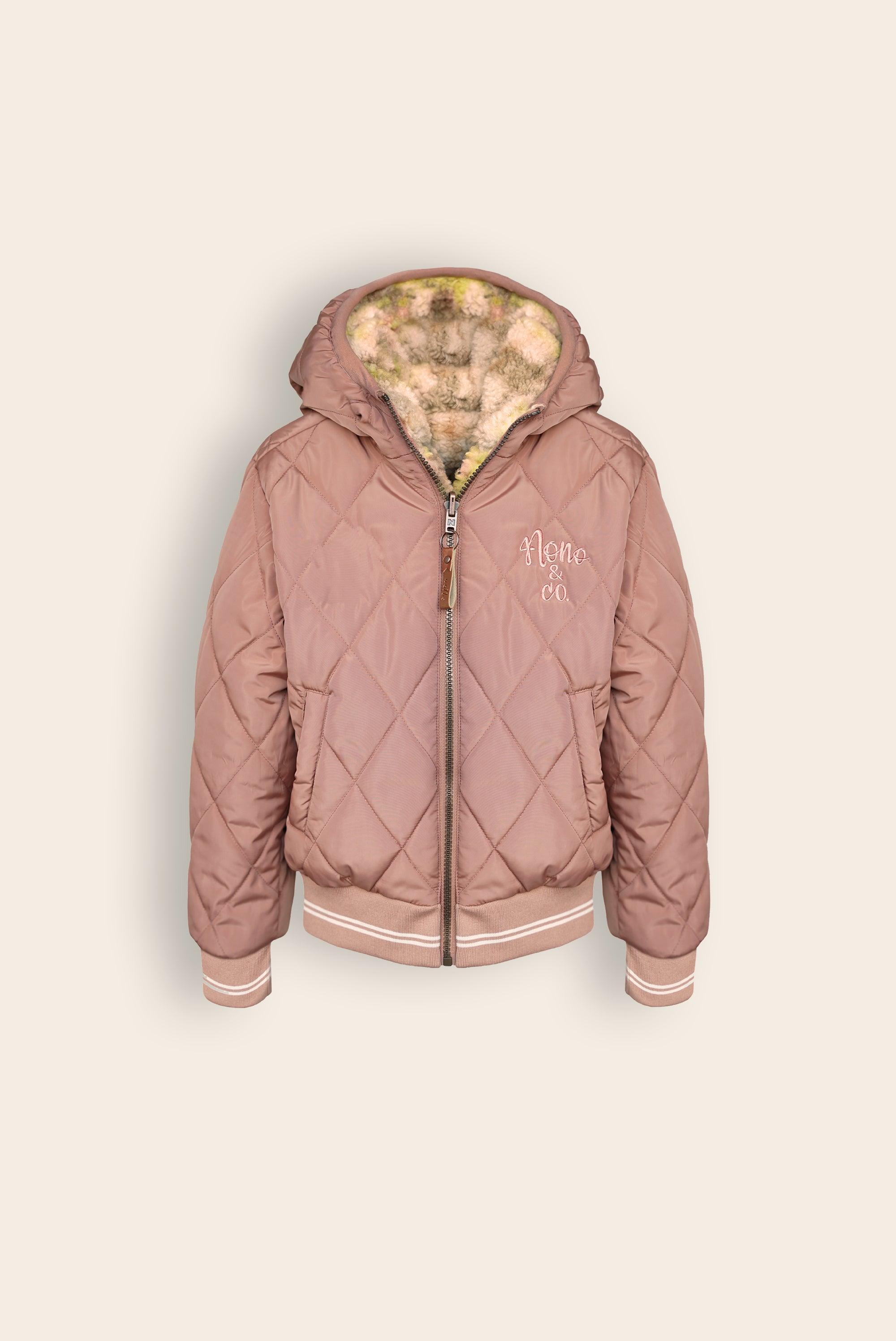 Bomby Reversible Teddy Winterjas - NoNo Kidswear