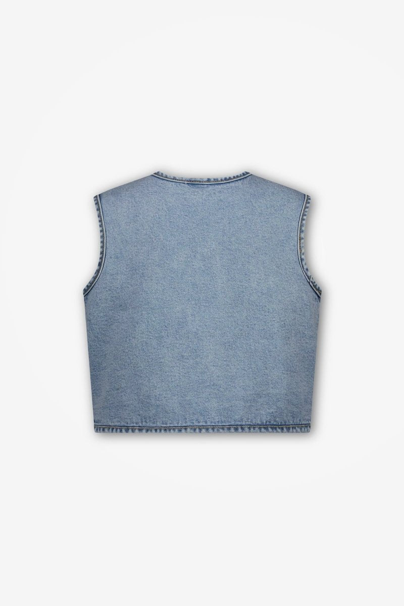 Claes gilet denim vacances - The New Chapter Store