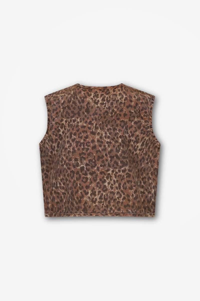 Claes Panter Gilet Bruin - The New Chapter Store