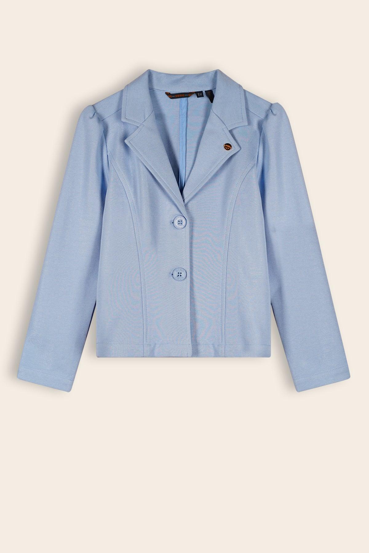 Dip Blazer met Glansdraad Blauw - NoNo Kidswear