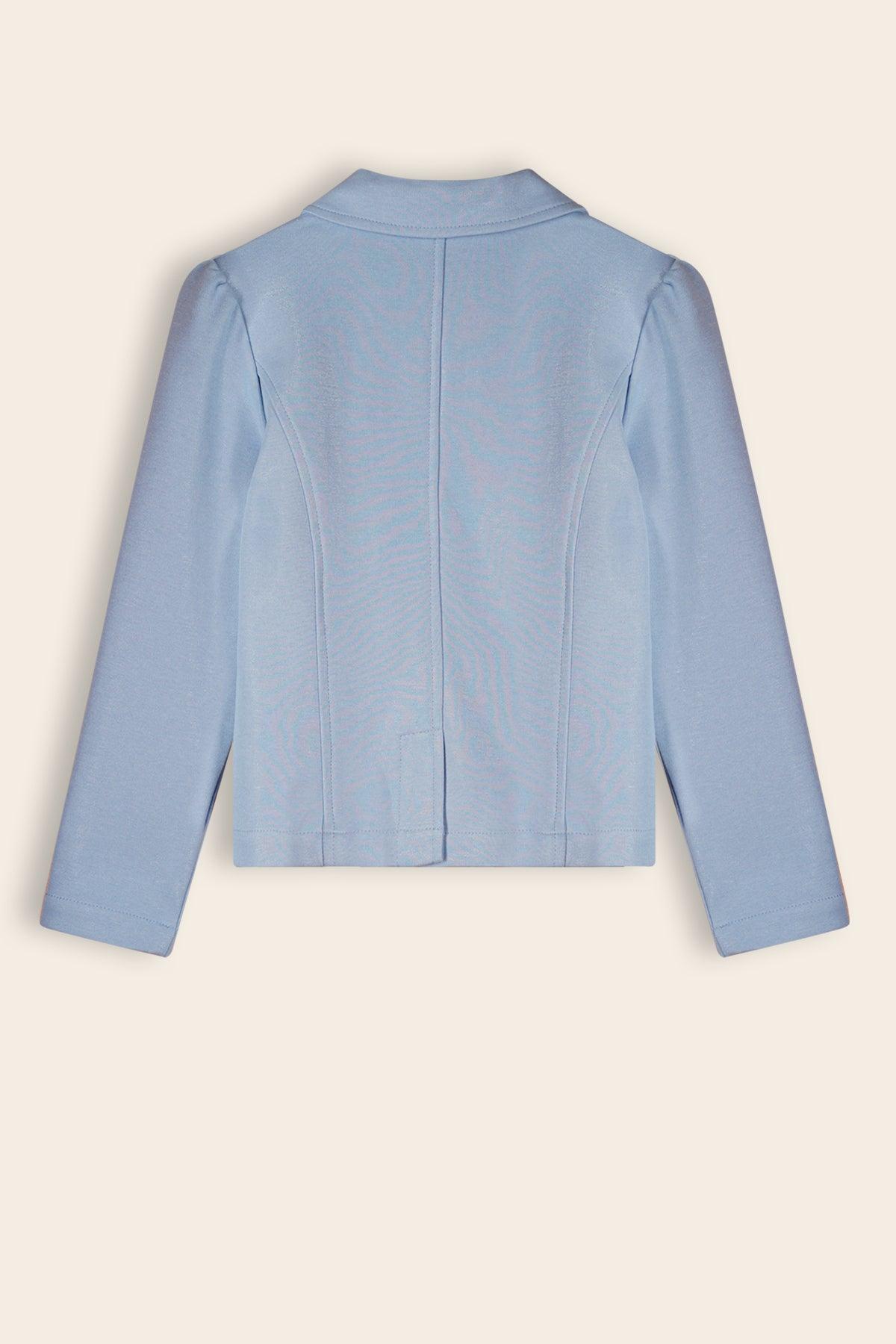Dip Blazer met Glansdraad Blauw - NoNo Kidswear