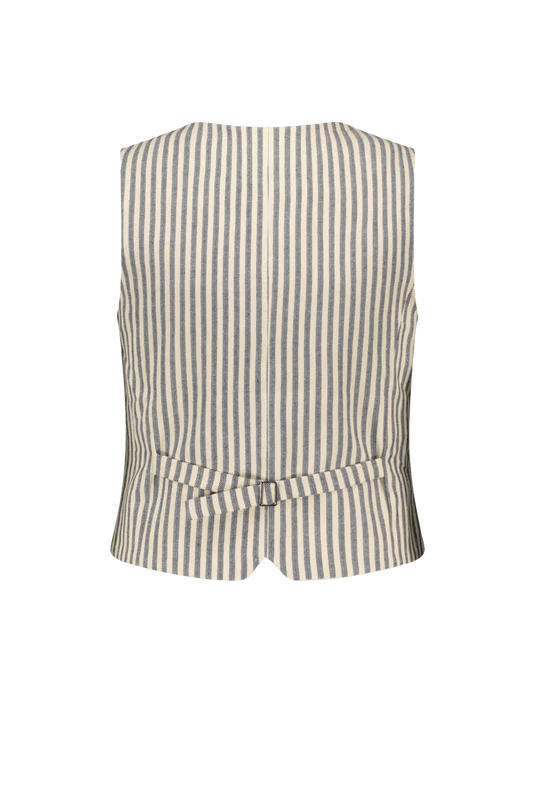 Red+Blu George gilet navy/wit streep