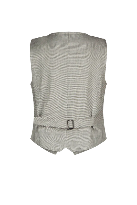 Red+Blu Gillis Gilet gemeleerd blauw