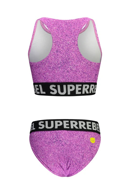 SuperRebel Carmel Glitter Violet