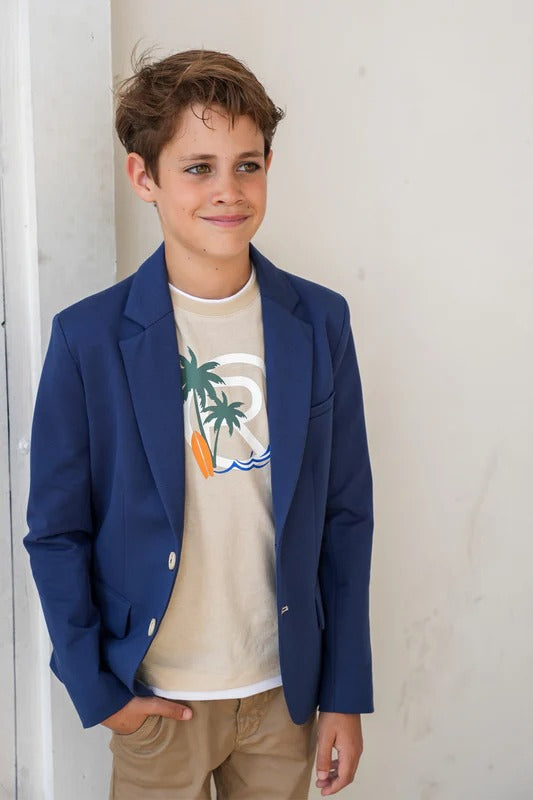 Red&Blu Boris Blazer indigo Jersey