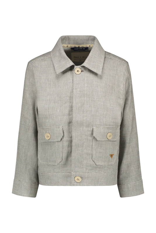 Red+Blu Job jacket gemeleerd navy