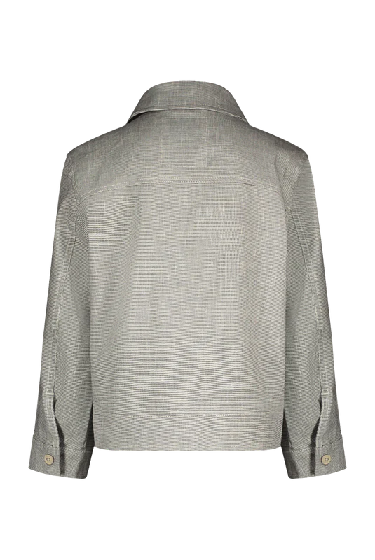 Red+Blu Job jacket gemeleerd navy