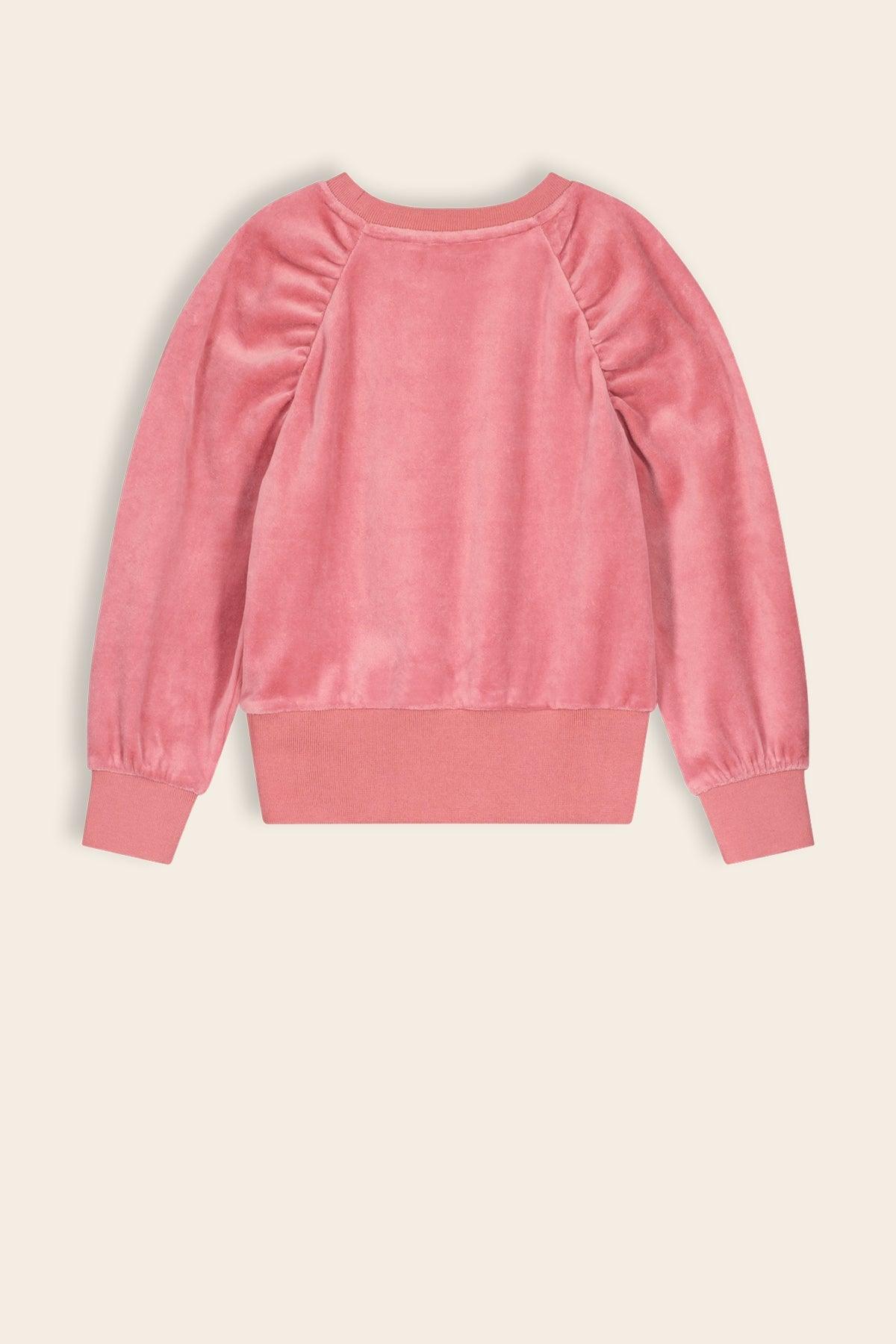 Kayla Raglan Nicky Velours Sweater - NoNo Kidswear