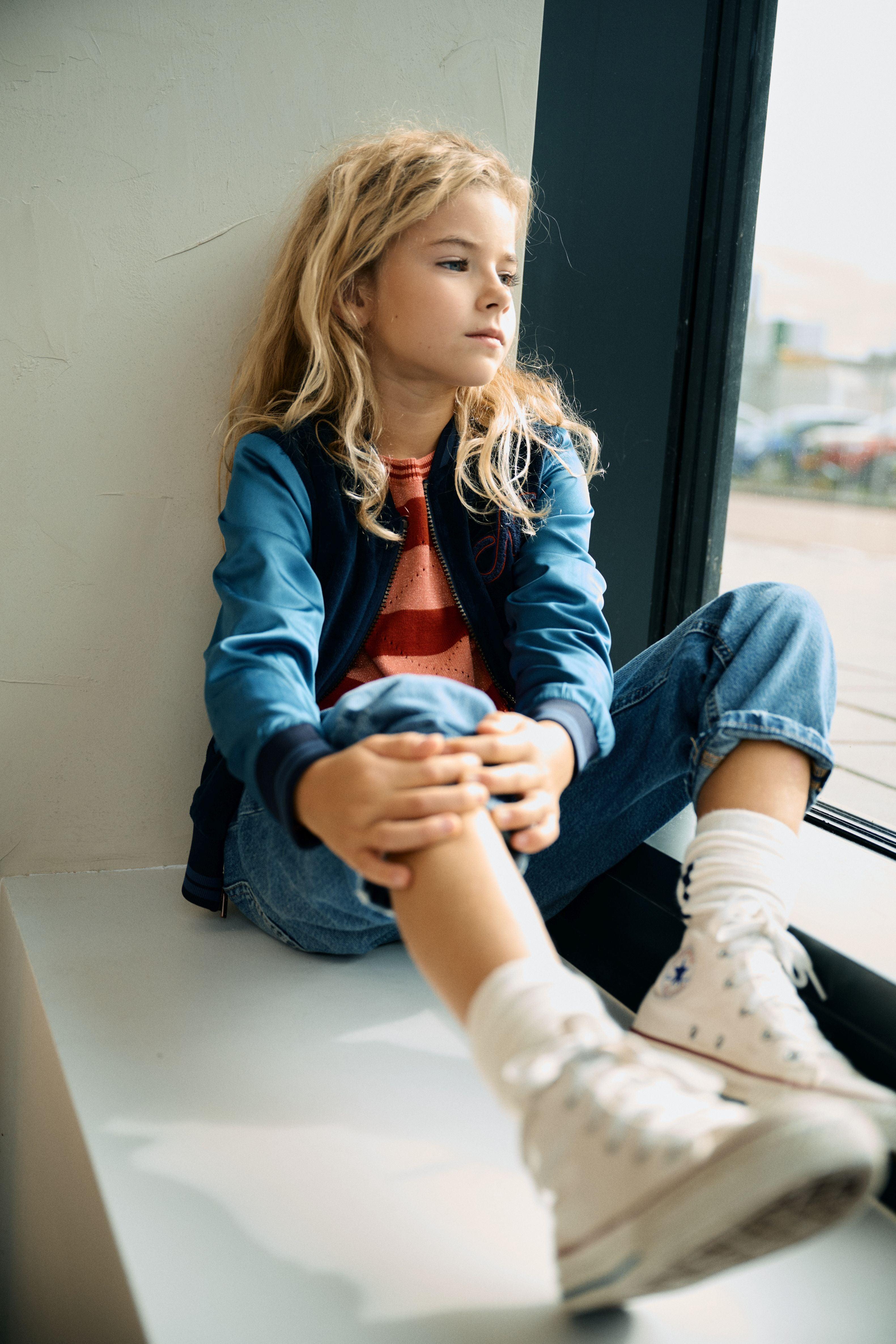 Keta Fijn Gebreide Gestreepte Trui - NoNo Kidswear