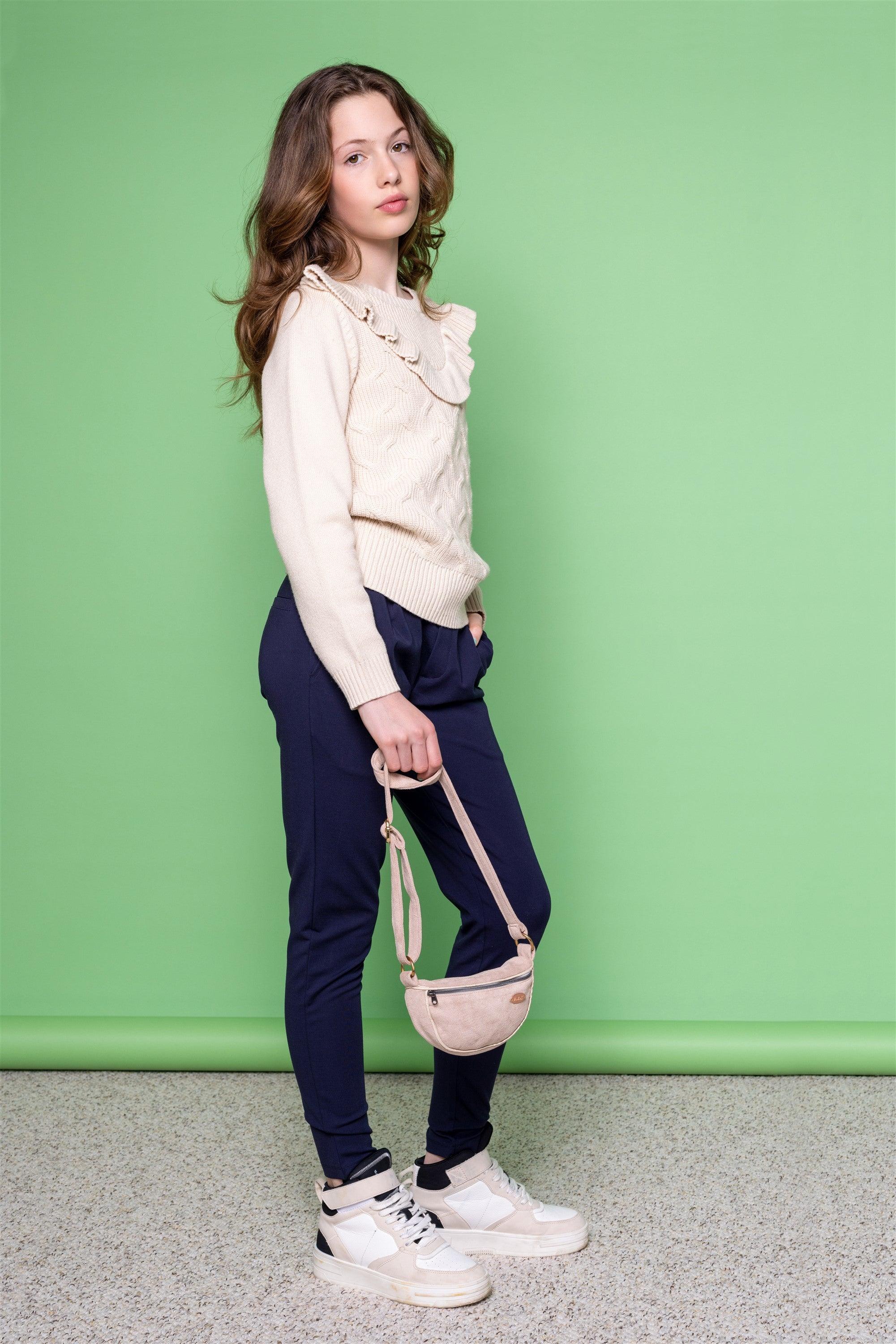 Ketan Knitted Sweater Ruffle Detail - NoNo Kidswear