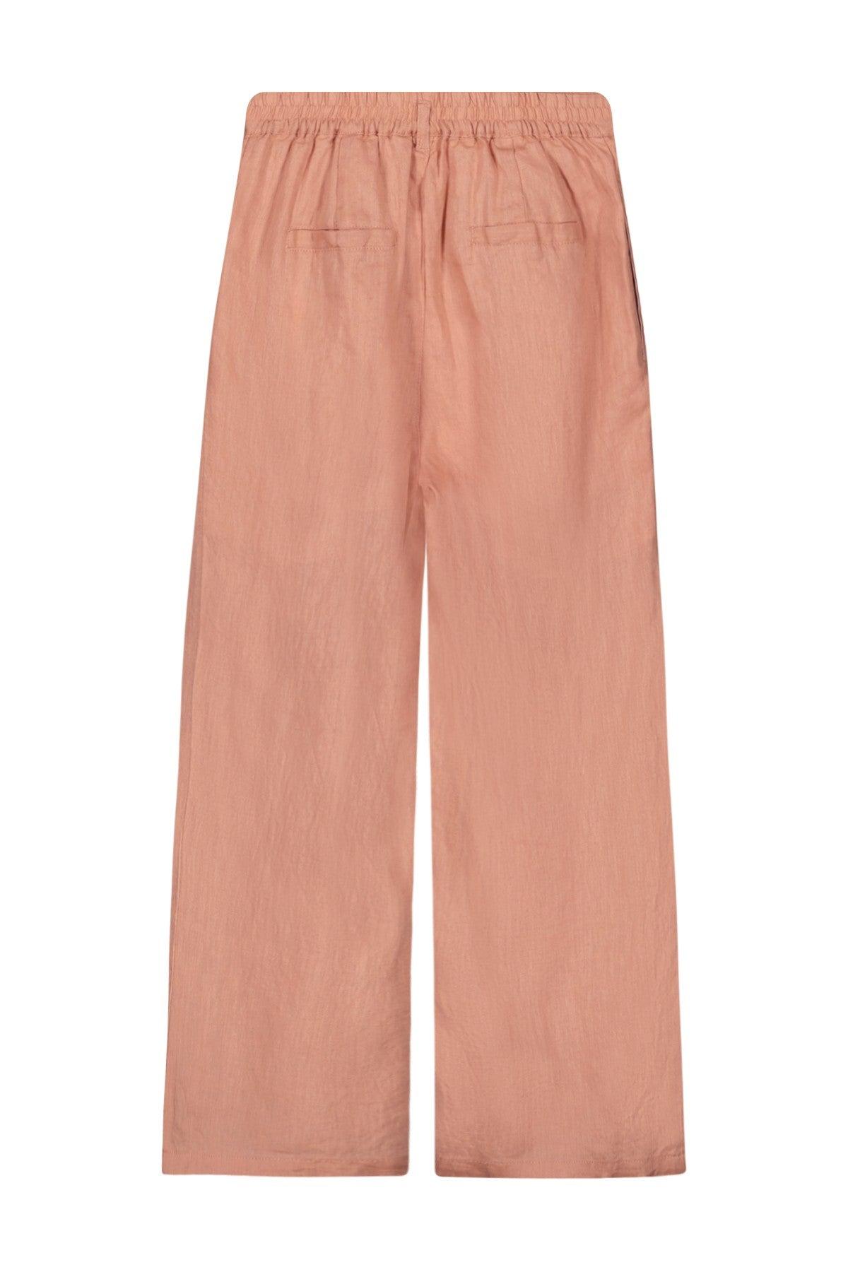 Teen Collab Luna Wide Leg Pants Loris Peach - LikeFlo