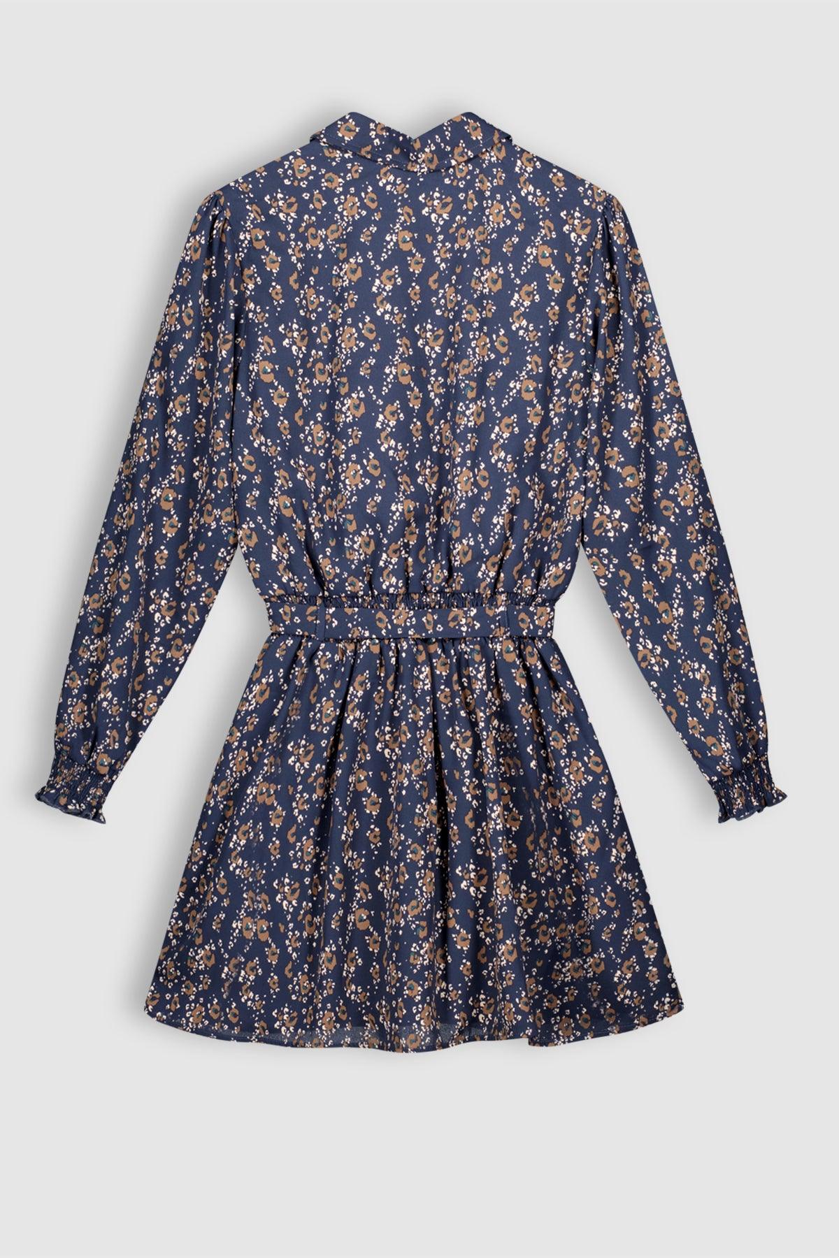 Maja Geprinte Blouse Jurk - NoNo Kidswear