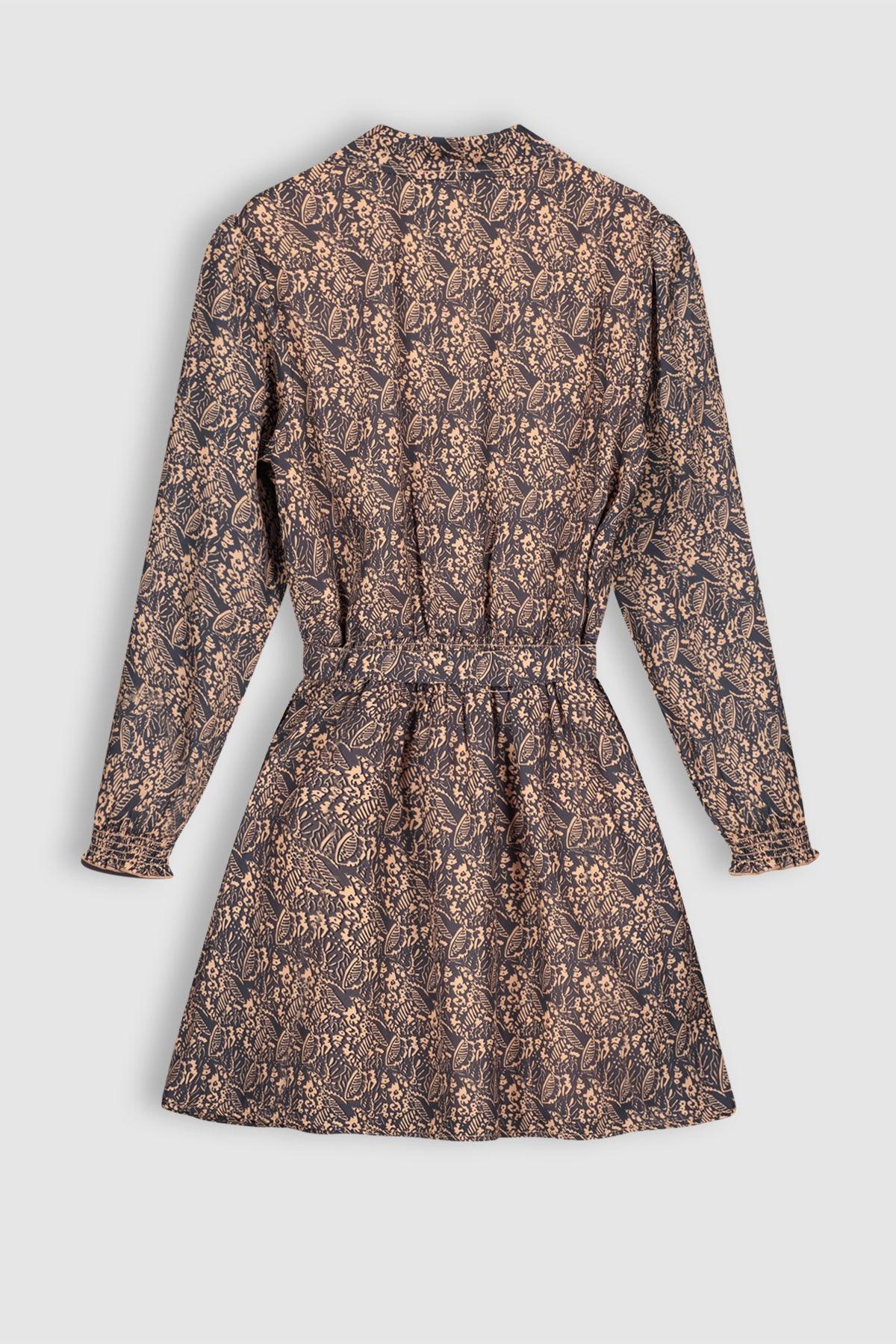 Maja Geprinte Blouse Jurk - NoNo Kidswear