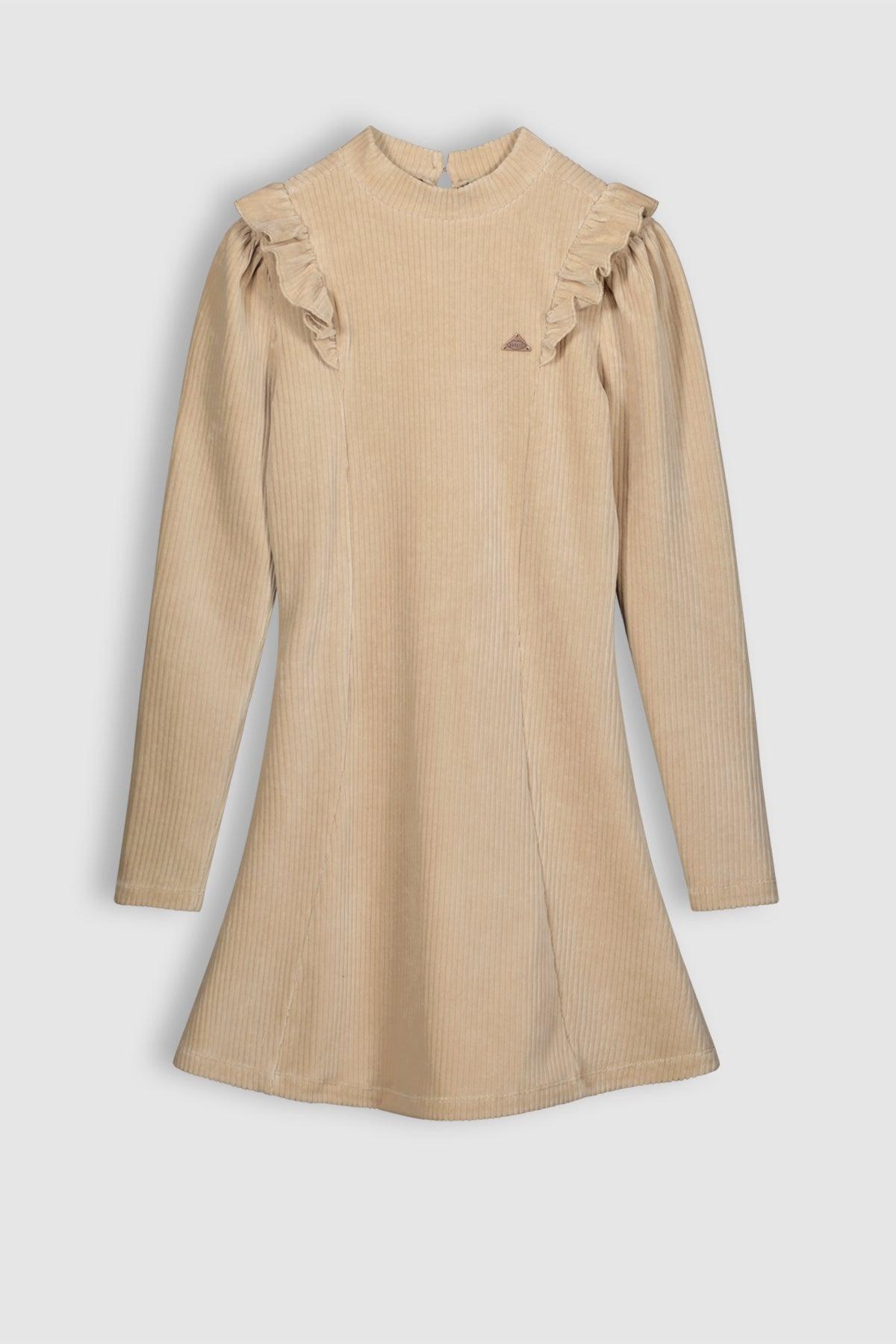 Max Velvet Rib Jersey Skater Jurk - NoNo Kidswear