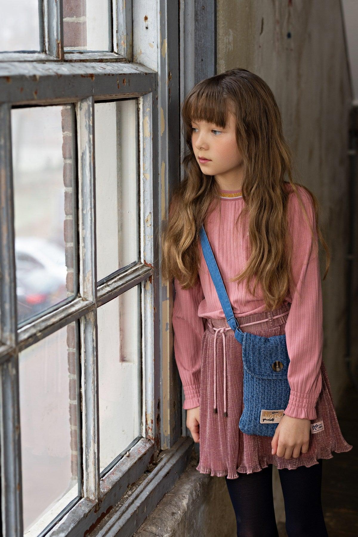 Merle Combi Jurk Crincle Voile Rok - NoNo Kidswear