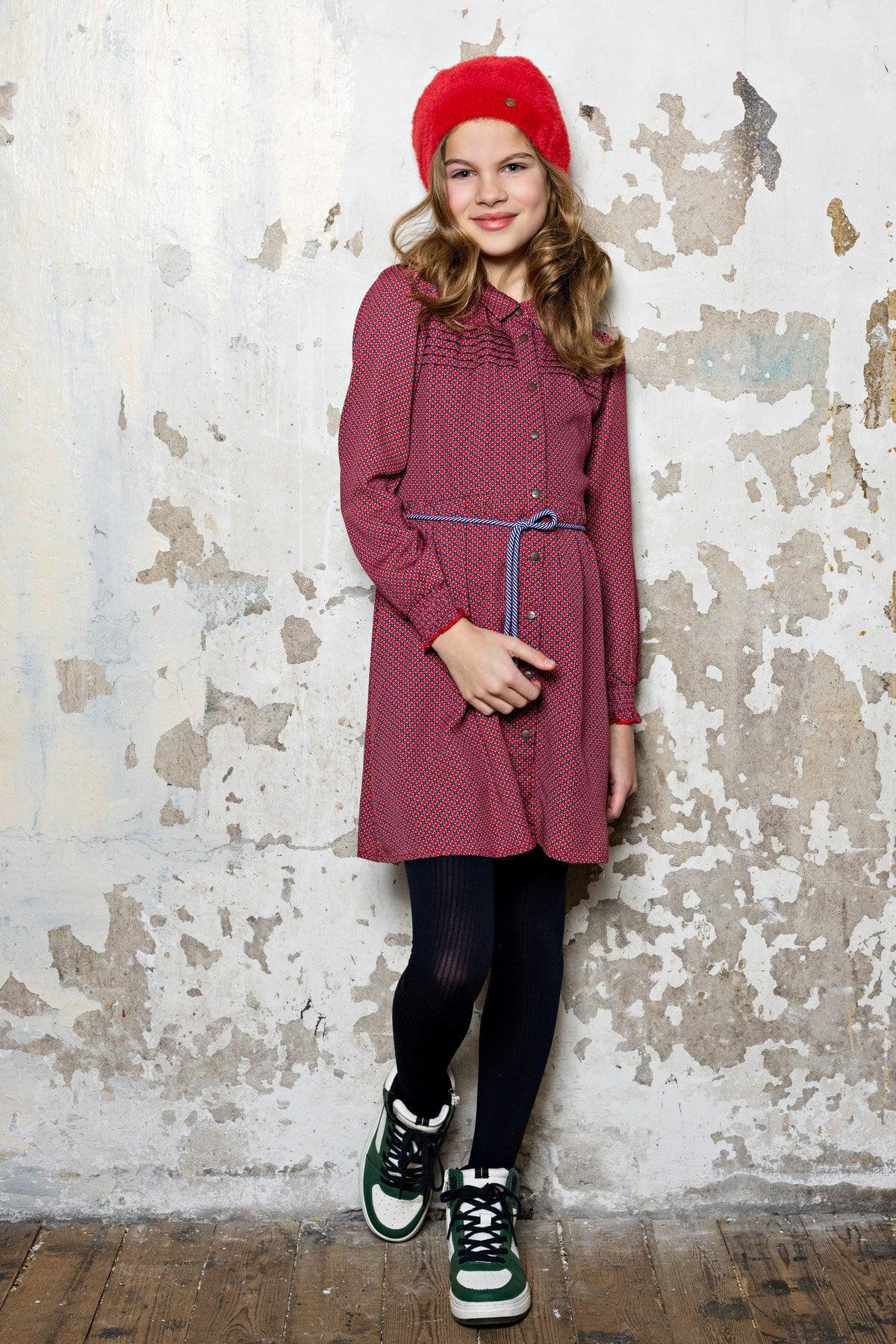 Mikky Jurk met Overhemd Kraag - NoNo Kidswear