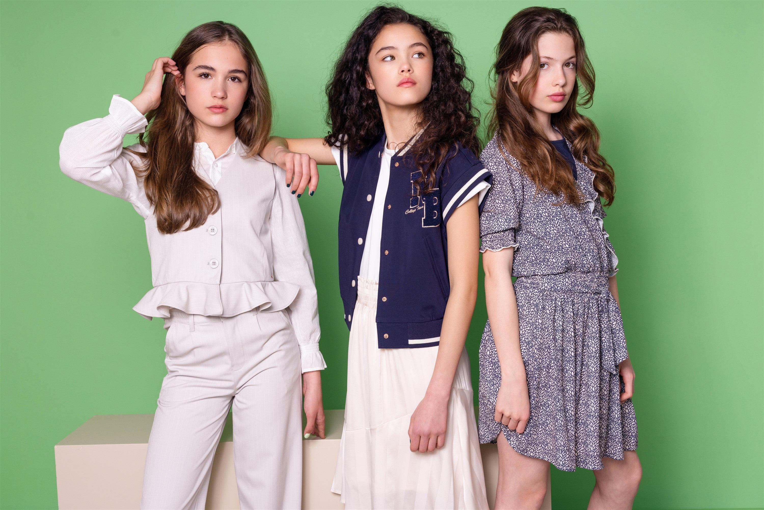 Moisa Geprinte Overslag Jurk - NoNo Kidswear