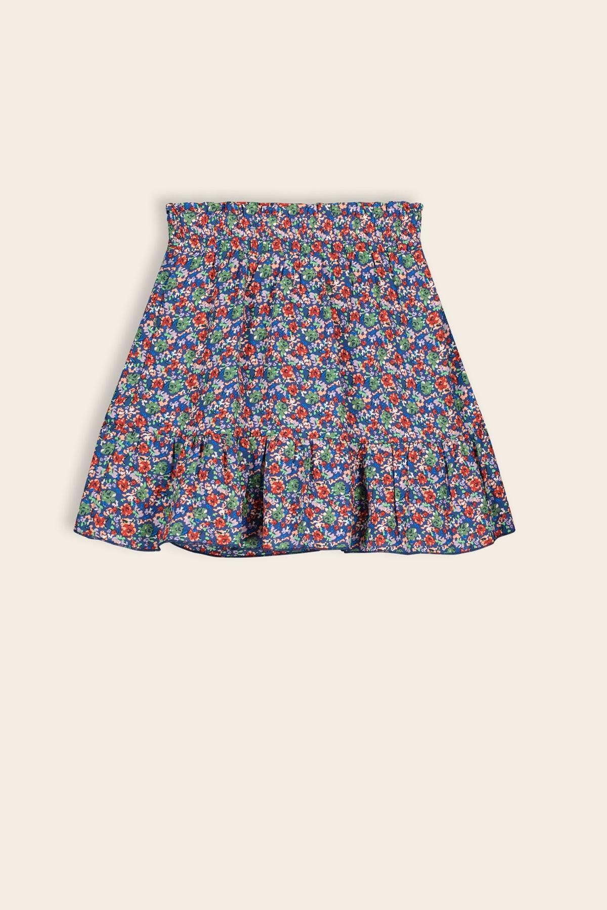 Nadia Gebloemde Rok - NoNo Kidswear
