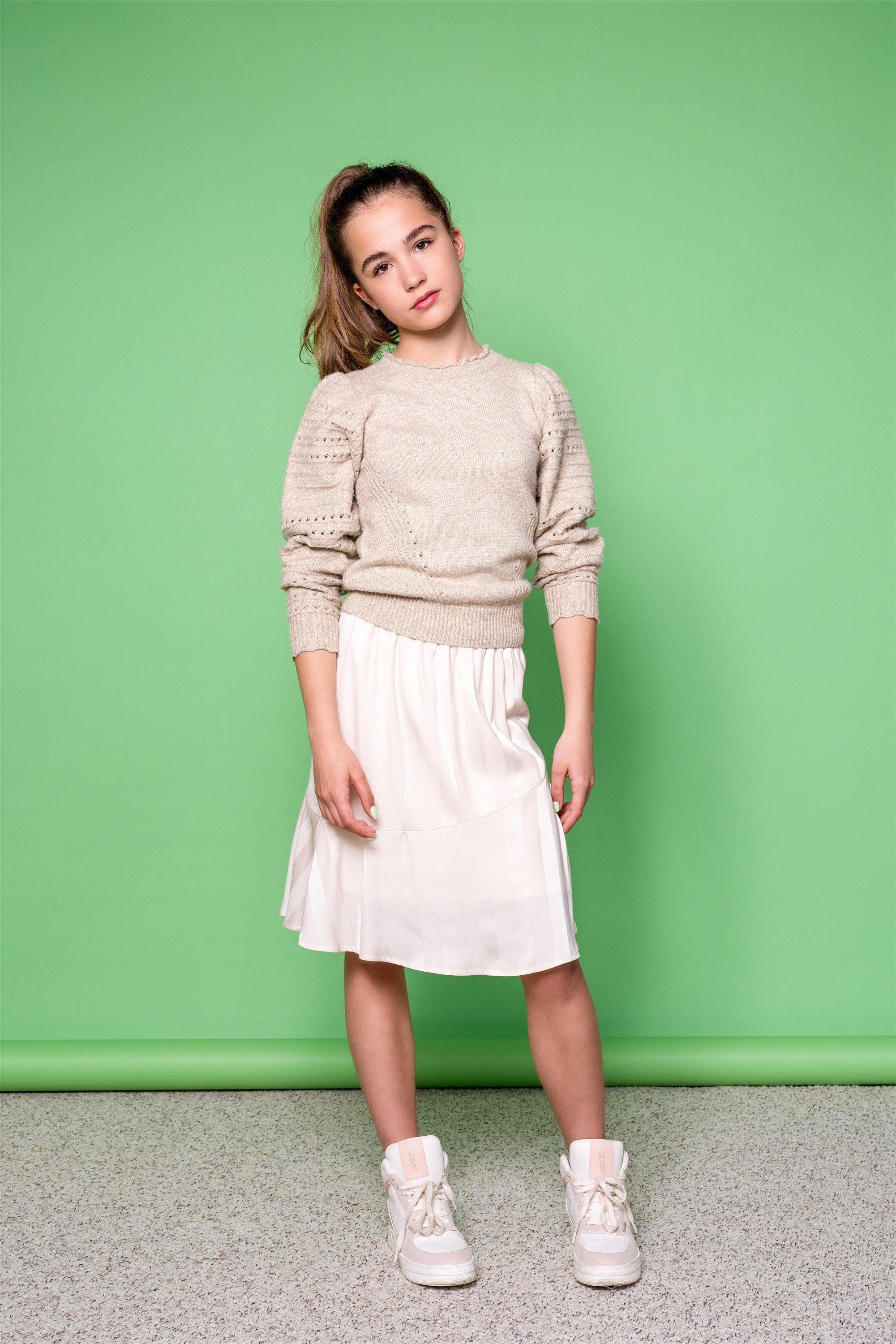 Nel Lange Satijnen Rok - NoNo Kidswear