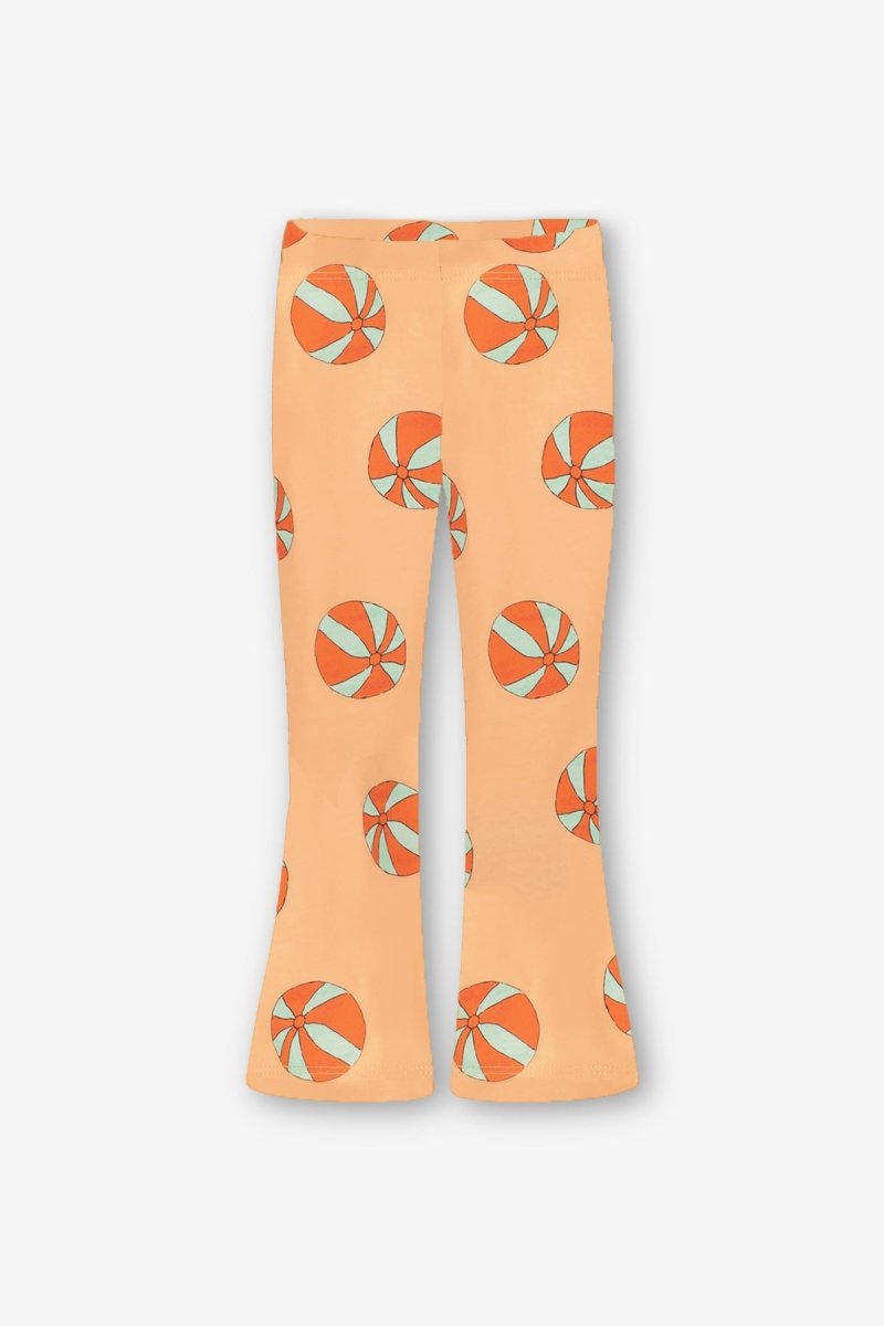 Nena flared broek oranje beachbal Dancing - The New Chapter Store