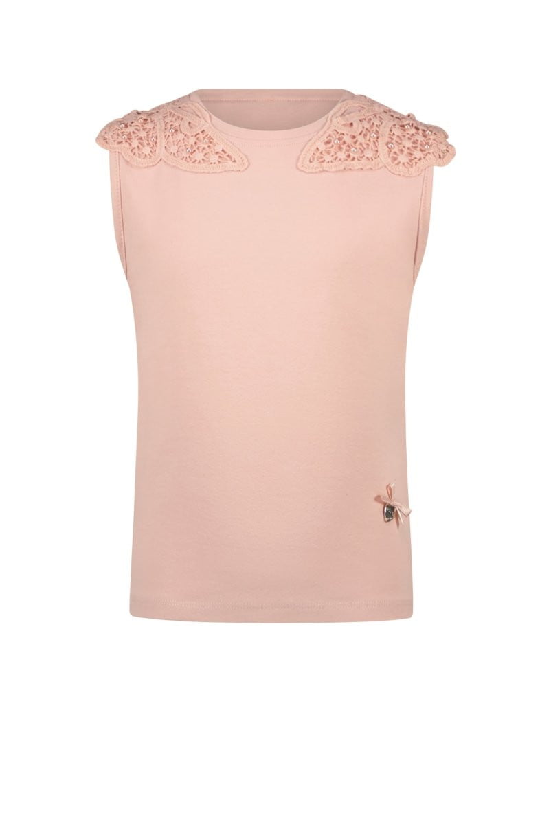 NOOSHY butterfly lace T-shirt - Le Chic Fashion